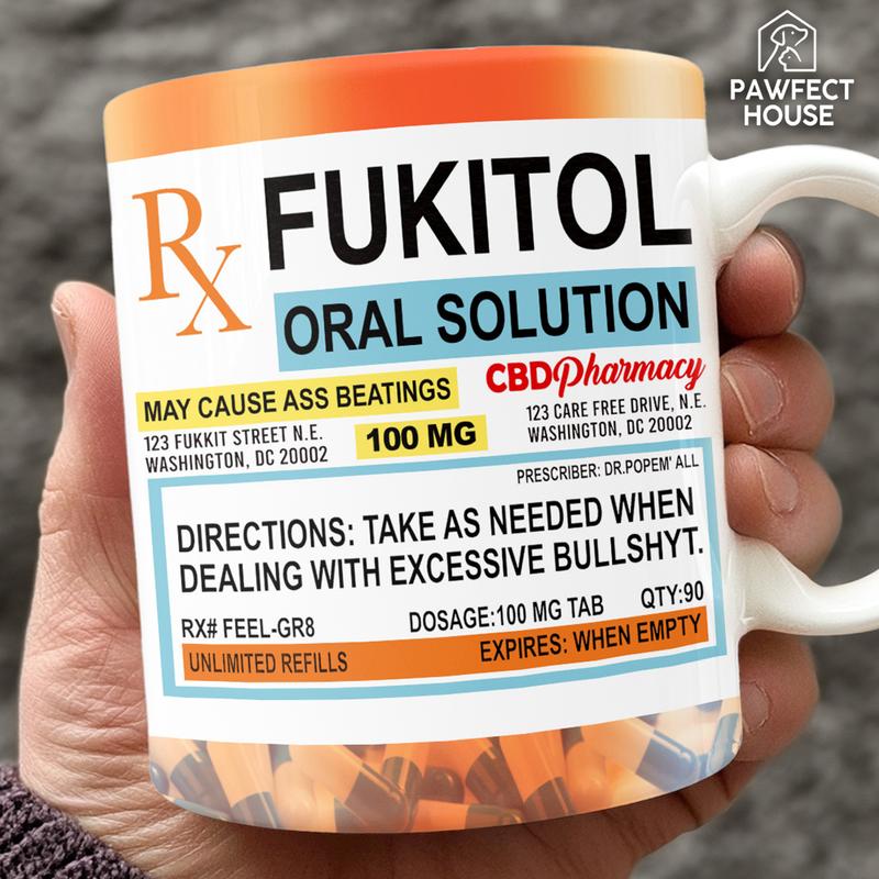 Gift - Funny Prescription Label 11 Oz Mug