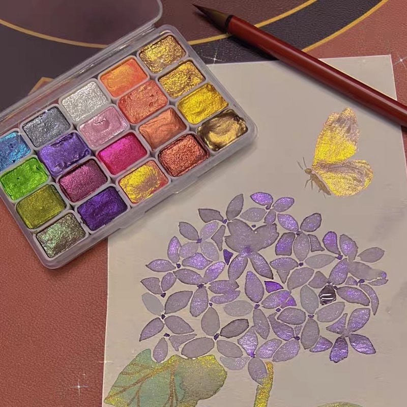 🔥Last Day Promotion 50% OFF🔥 -  20 Colors Watercolor Painting Set