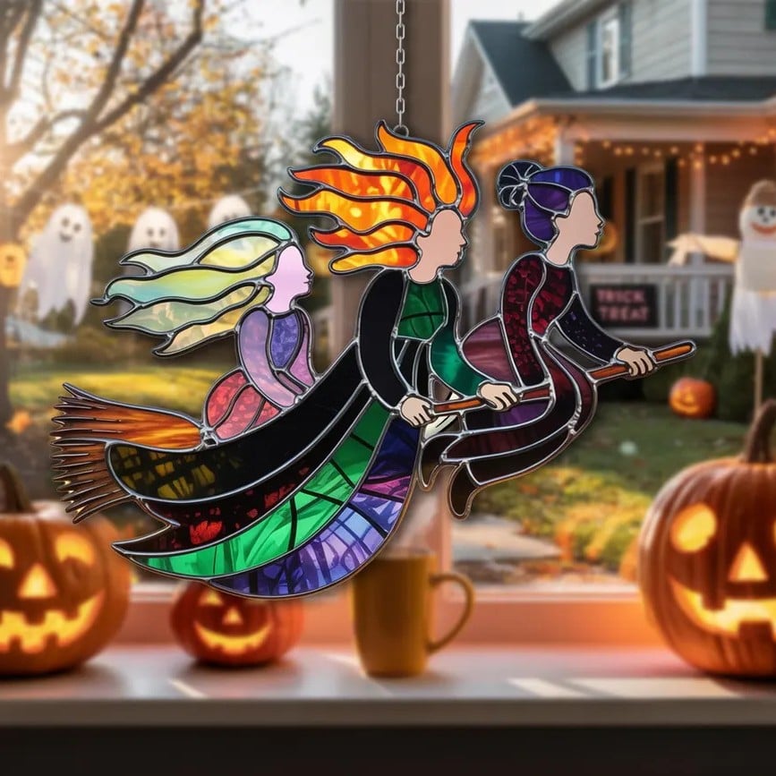 Halloween Witch Suncatcher