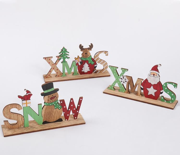 🎅2024 Christmas Gift - 🎄Wooden Colorful Christmas Ornaments