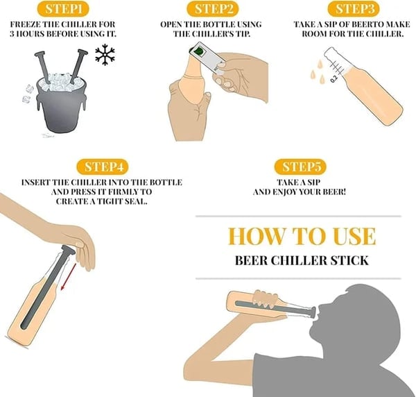 🔥Father's Day Sale 49% OFF - FrostShotTM Freezing Beer Stick