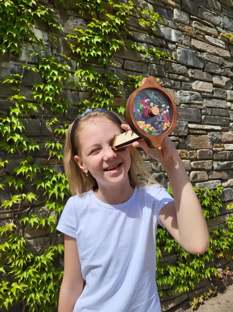 The Best Gift——Natural Wood Kaleidoscope