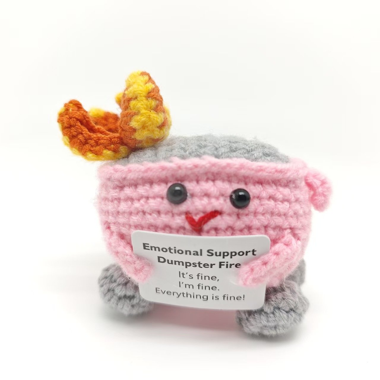 🎄Christmas Gifts 49% OFF - Crochet Dumpster Fire Toy🔥