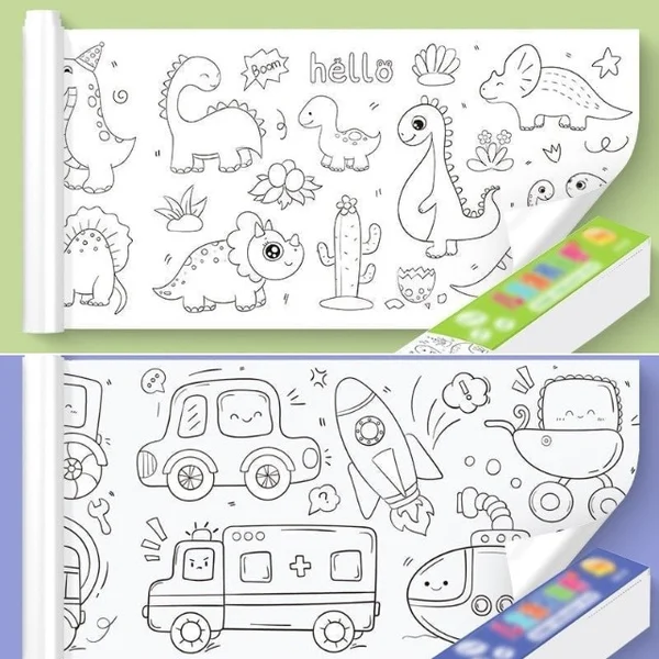 🎄Children's Drawing Roll