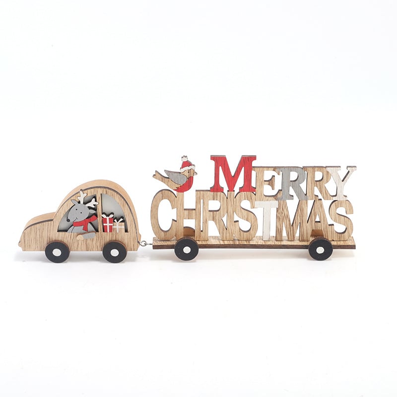 🎅2024 Christmas Gift - 🎄Wooden Colorful Christmas Ornaments