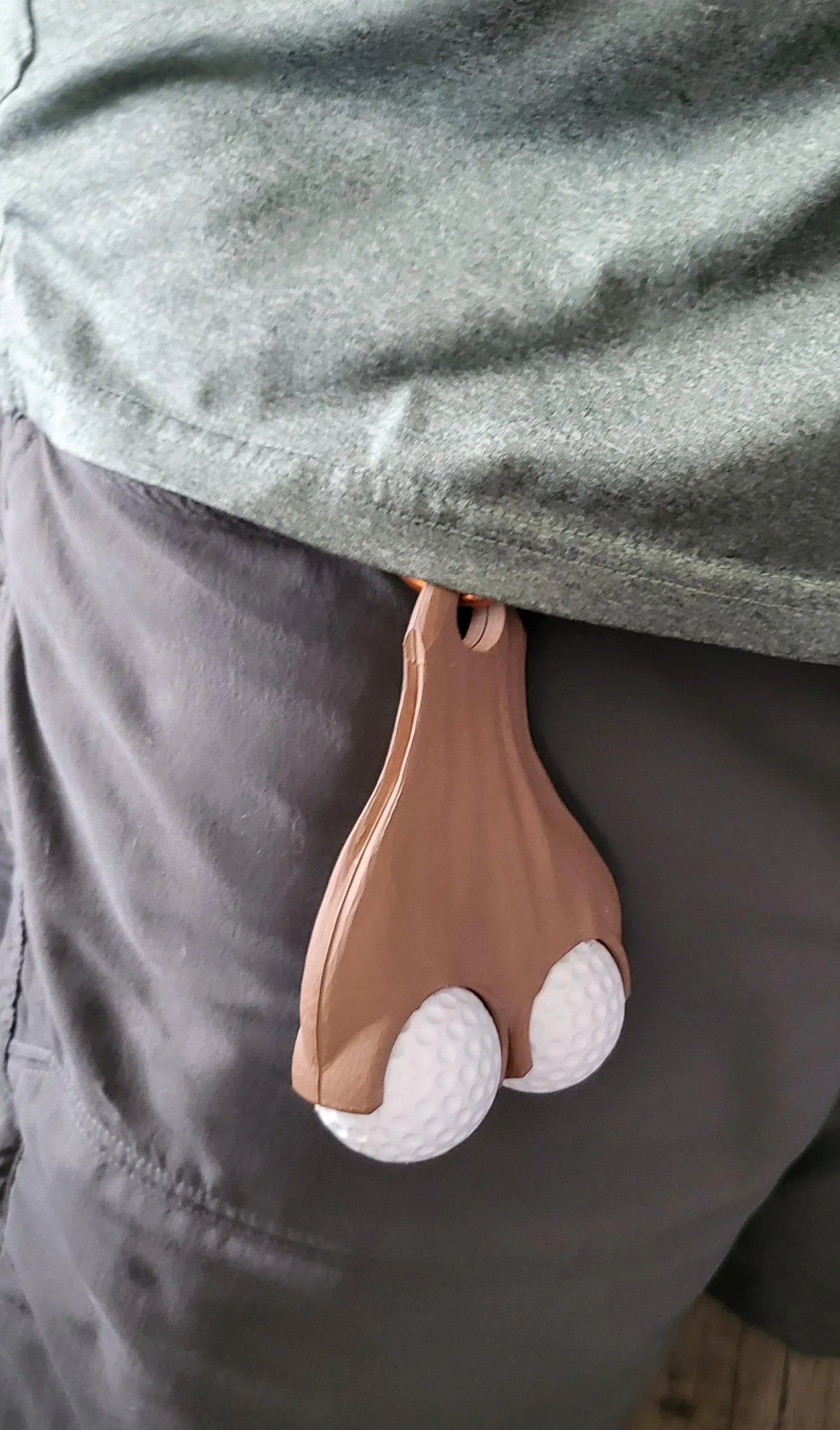 🏌‍♂ Golf Ball Testicle Sac – The Funniest Gift for Golfers! 😂