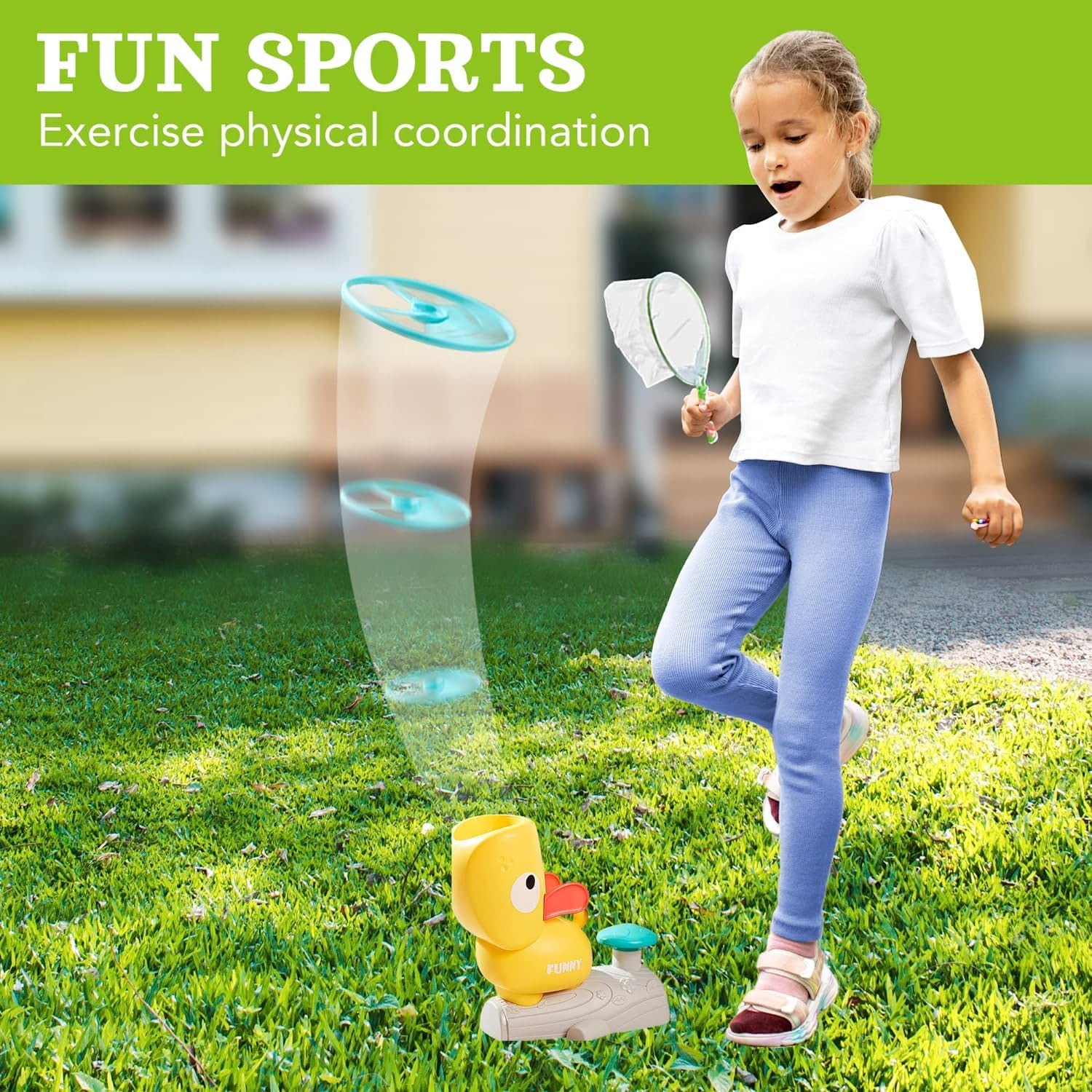 🎁Winter Sale 50%OFF🔥 Flying Disc Launcher Toy for Kids