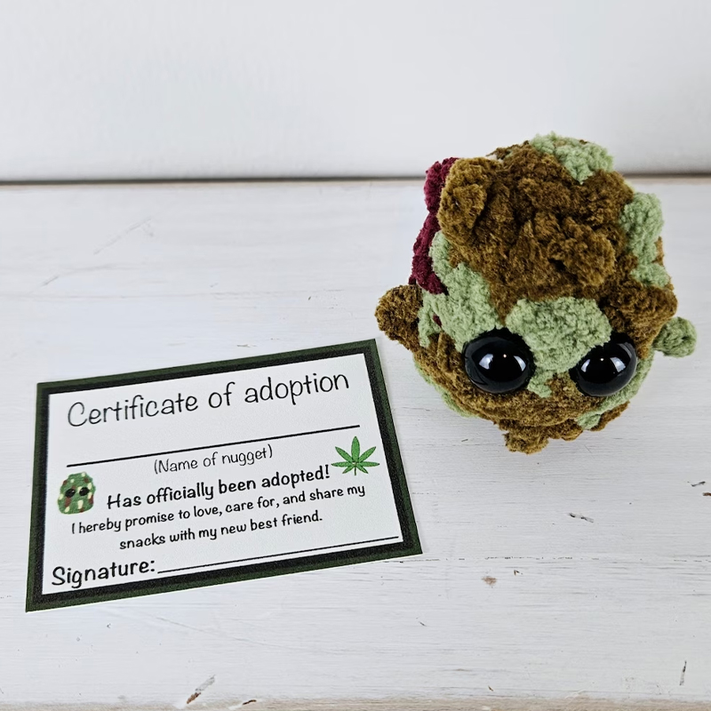 🍁Adopt a Weed Nugget Plushie