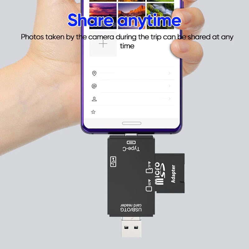 🎁2024 New Year Hot Sale🎁💥6-in-1 Smart Media Card Reader