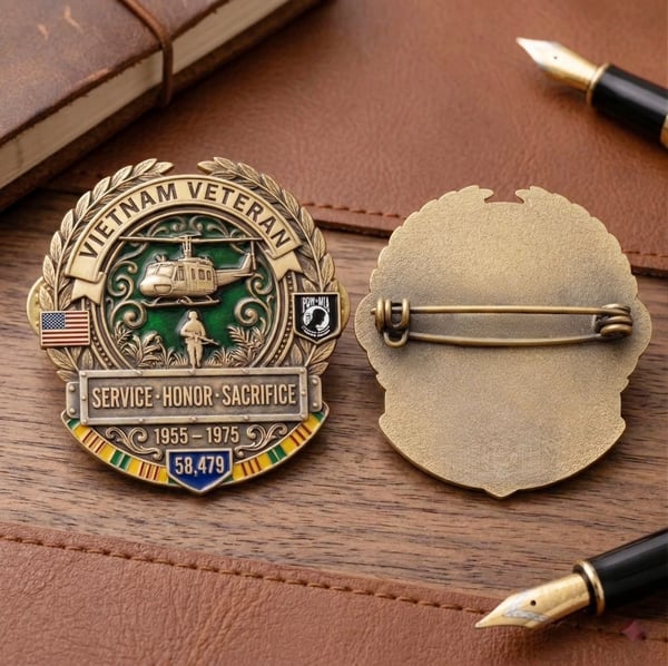 🦅 Last Day Promo: 60% OFF 🎖️Vietnam Veteran Honor Commemorative Pin