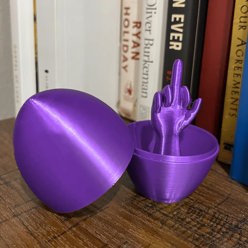Hilarious Middle Finger Egg - Easter Bunny Gift