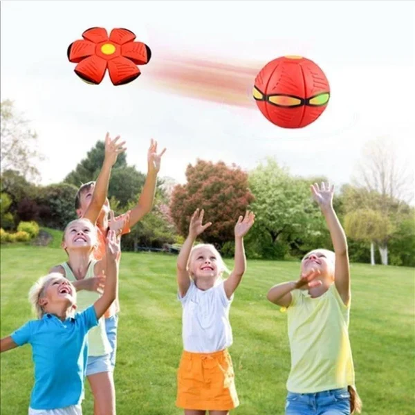 Portable Creative Magic Light Flying Saucer UFO Ball For Kids