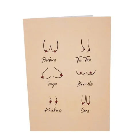 🤣Funny 3D Cock Prank Greeting Card