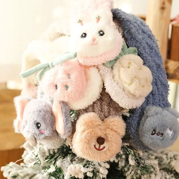 🎁3D Baby Winter Fluffy Fuzzy Slipper Socks