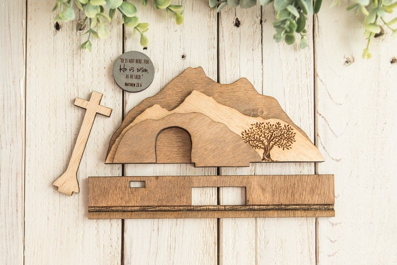 🔥Last Day Promotion 50% OFF🔥 - EMPTY TOMB WOODEN EASTER DECOR