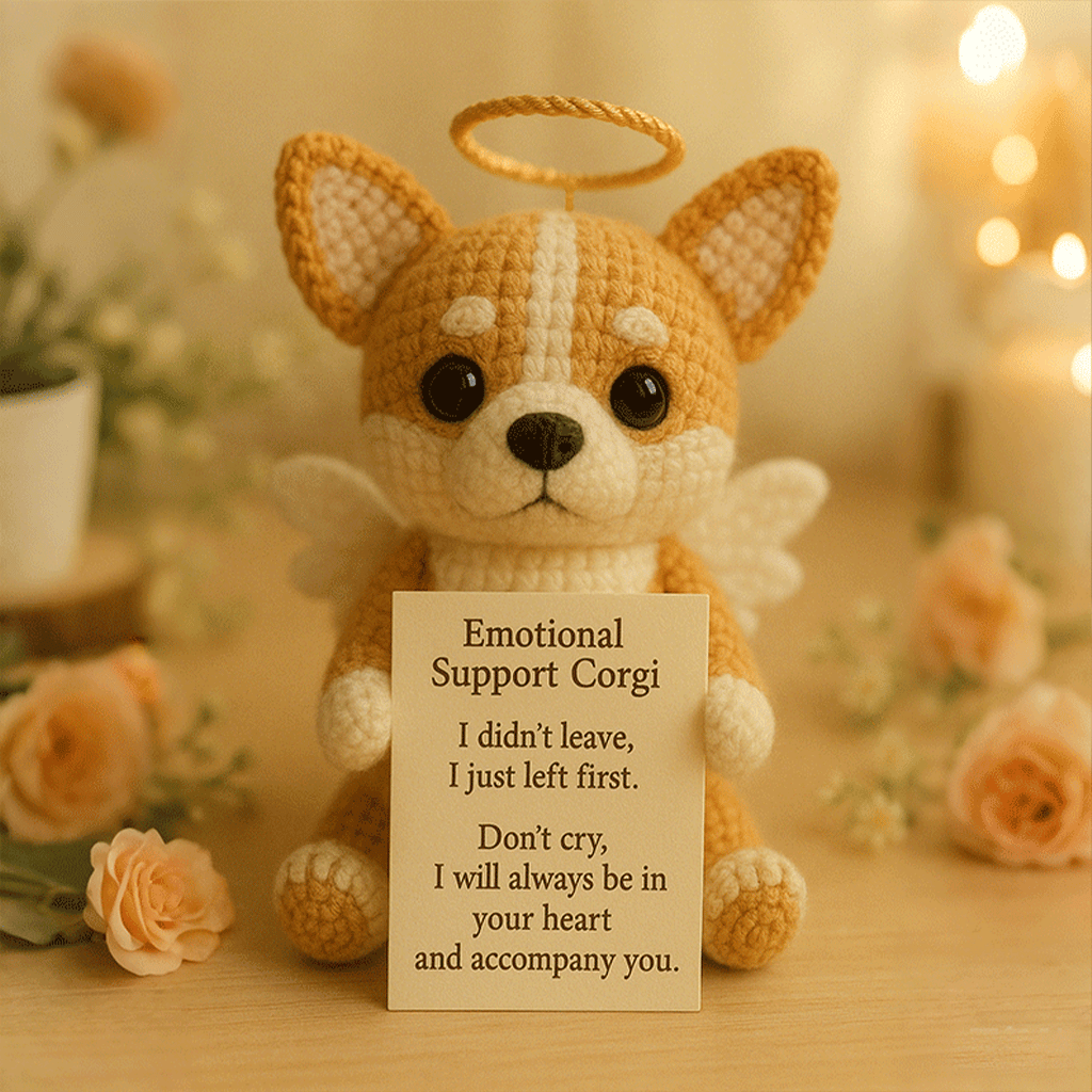 Yorkshire Terrier Memorial Emotional Support Crochet