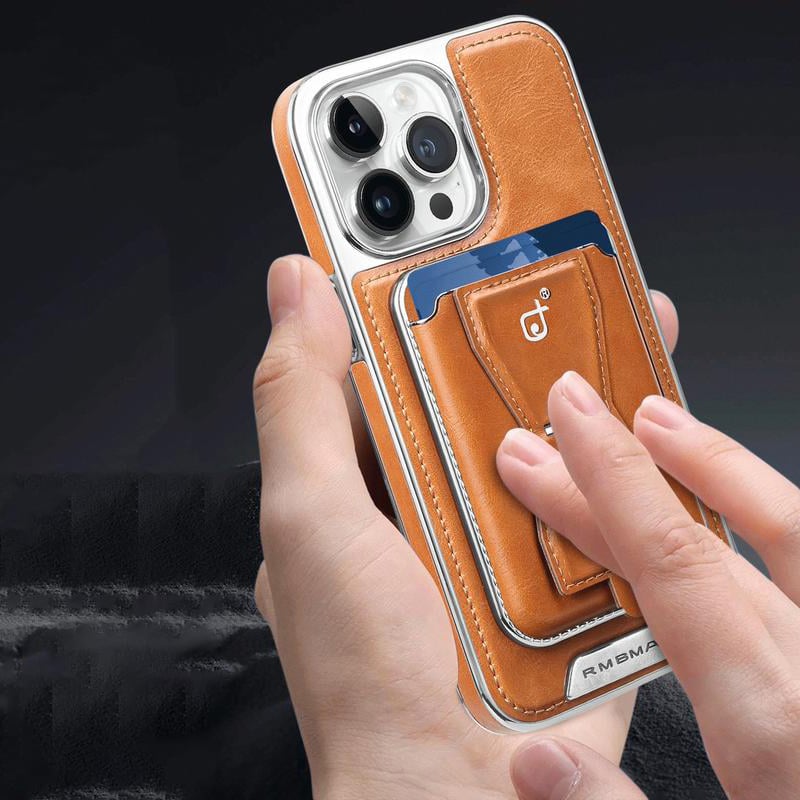 🔥Last Day Promotion 50% OFF🔥 -🤑🤑Luxurious Leather Magnetic iPhone Case with Removal Card Holder