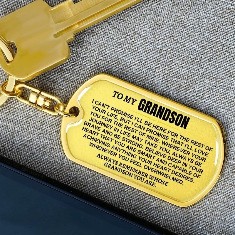 🎄🎁Perfect Christmas Gift to Grandson Remember Whose Grandson You Are 