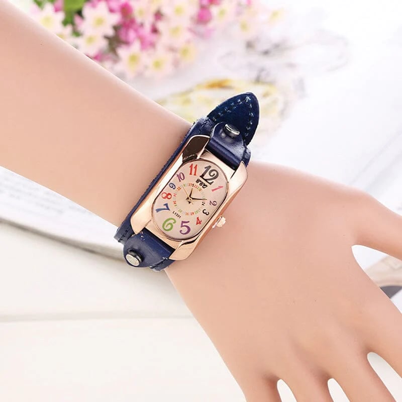 🔥Last Day Promotion 50% OFF🔥 -Vintage Leather Quartz Stone Women's Watch