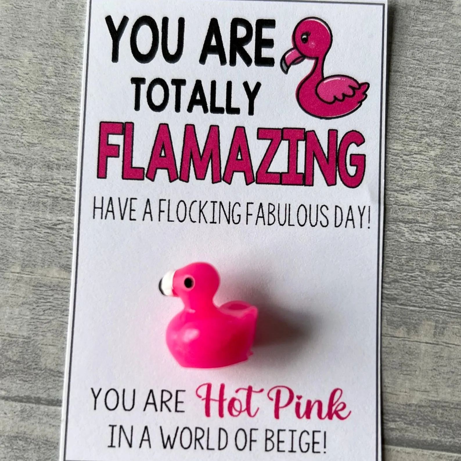 Mini Flamingo Gift Bag