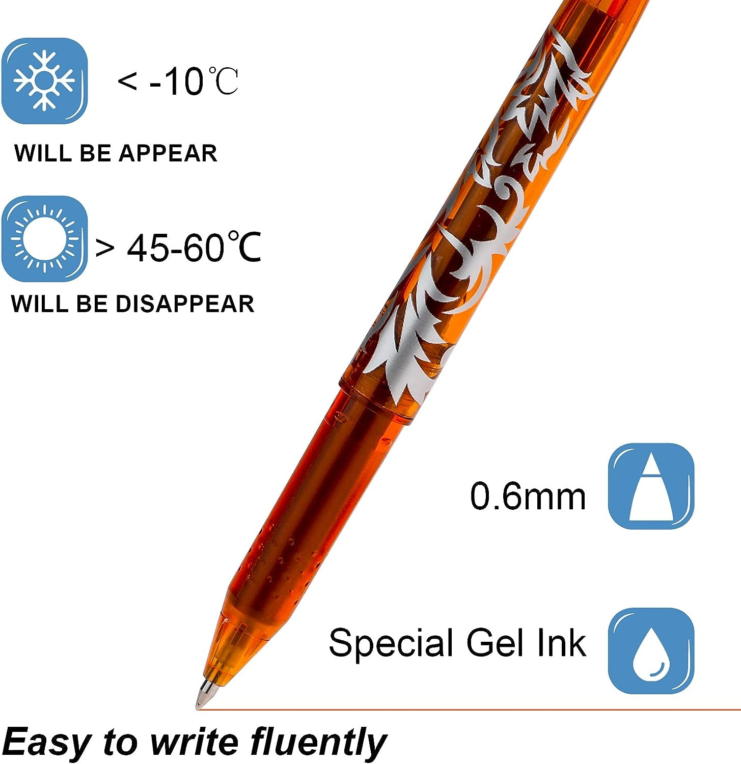 Erasable Gel Ink Colors Pen