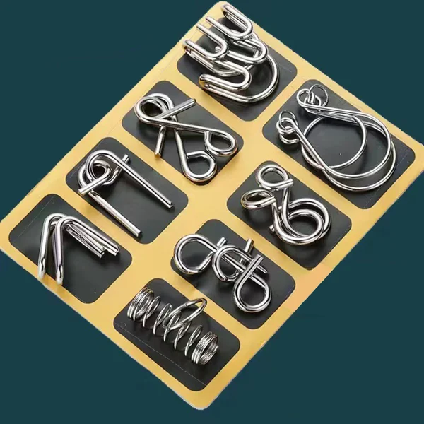 🧠Metal Puzzle Ring