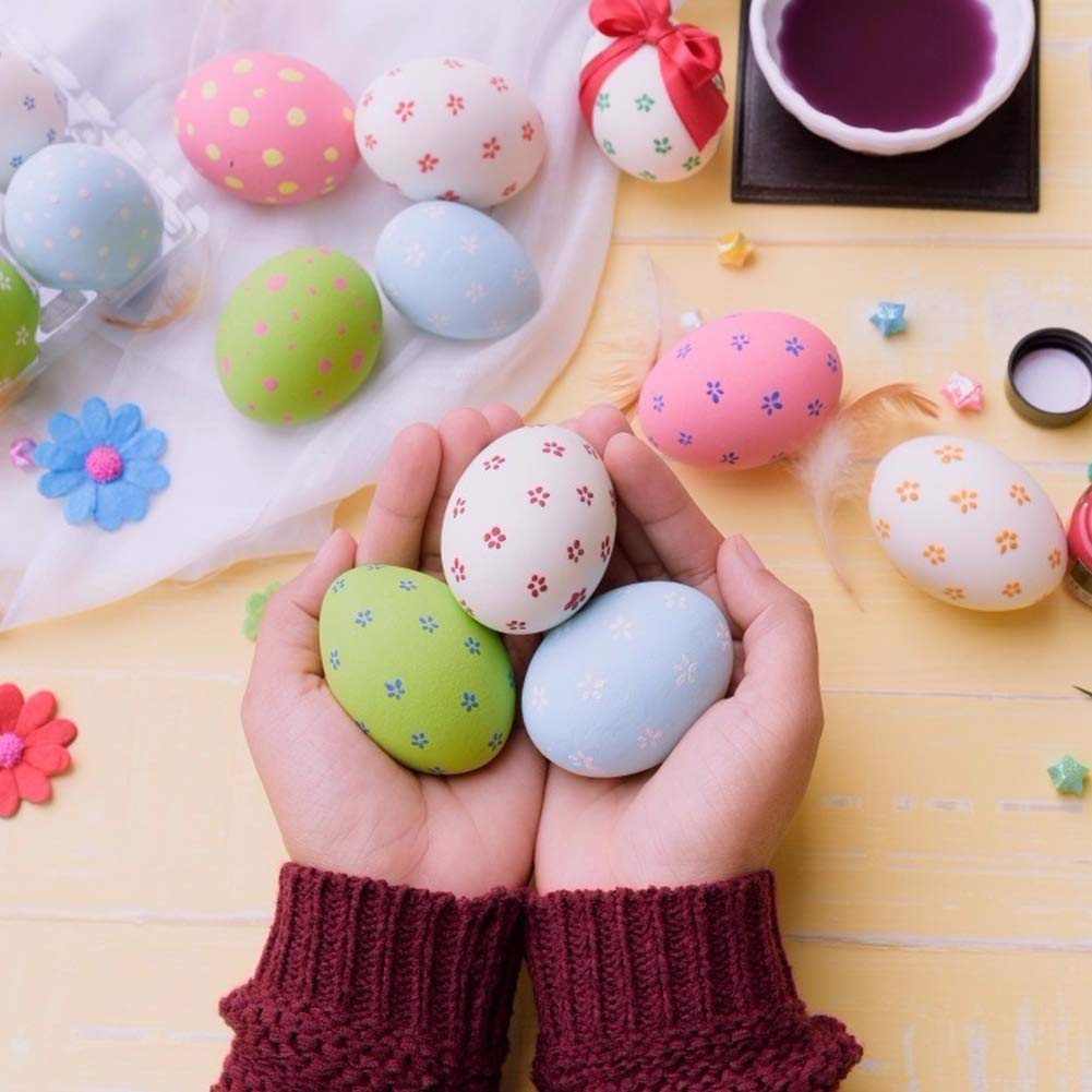 White Wooden Easter Egg -DIY Game for Kids