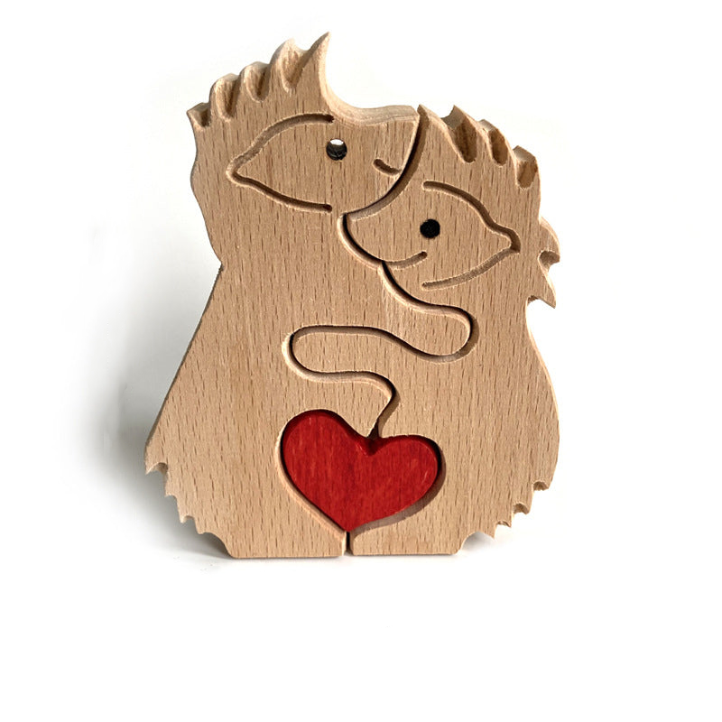Wooden Ornaments: The Gift of Love❤️
