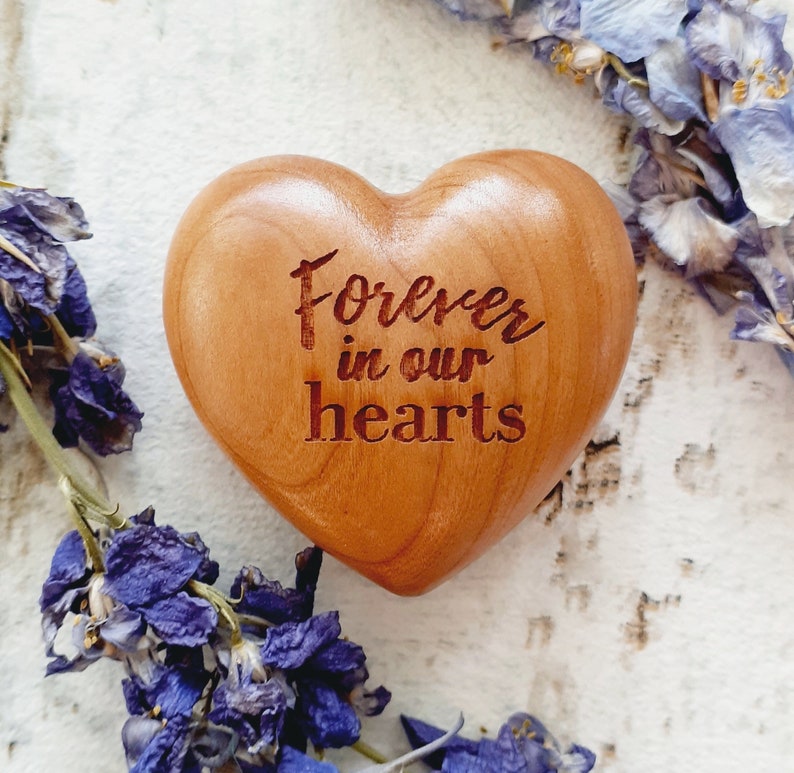 Pocket Hug Wooden Heart Token