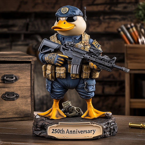 Tactical Duck Warrior Statue – 250th Anniversary Edition
