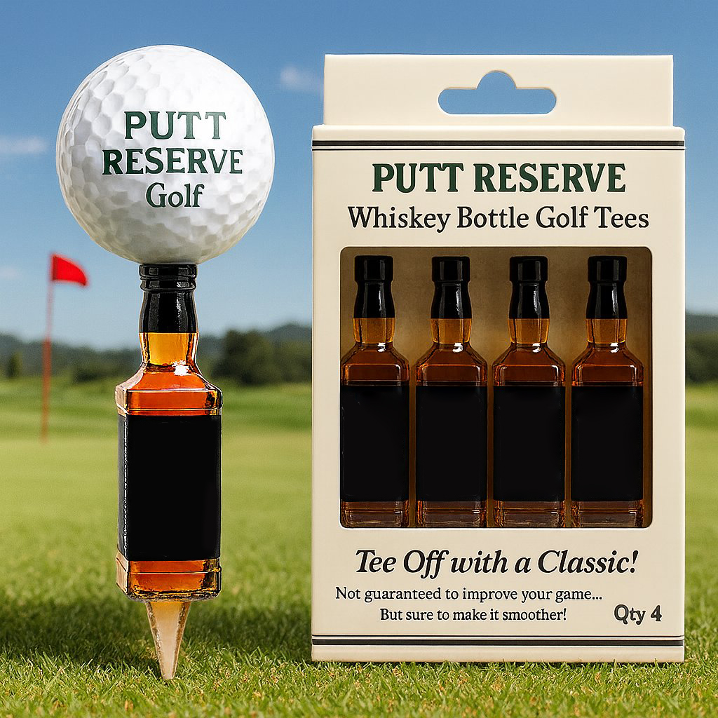 Whiskey Bottle Golf Tee