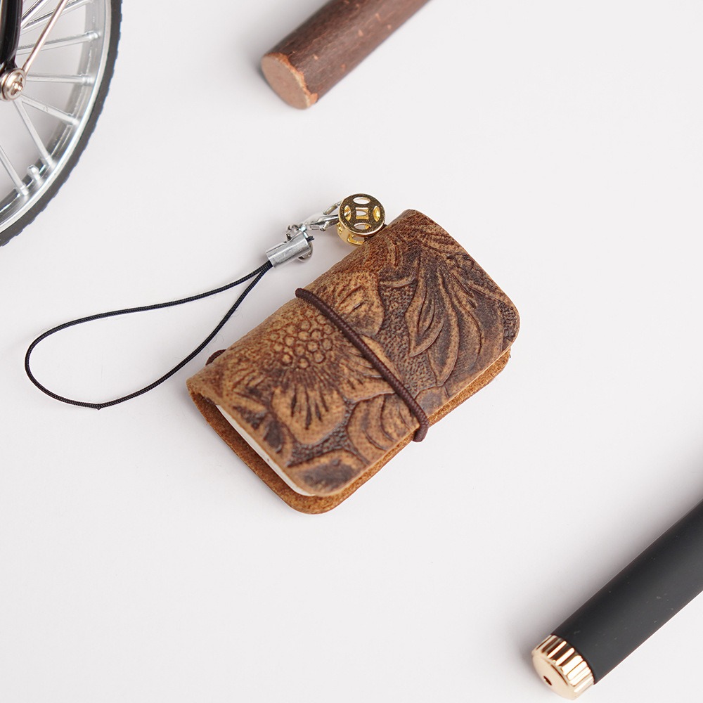 Mini Decorative Handwritten Leather Vintage Pocket Diary