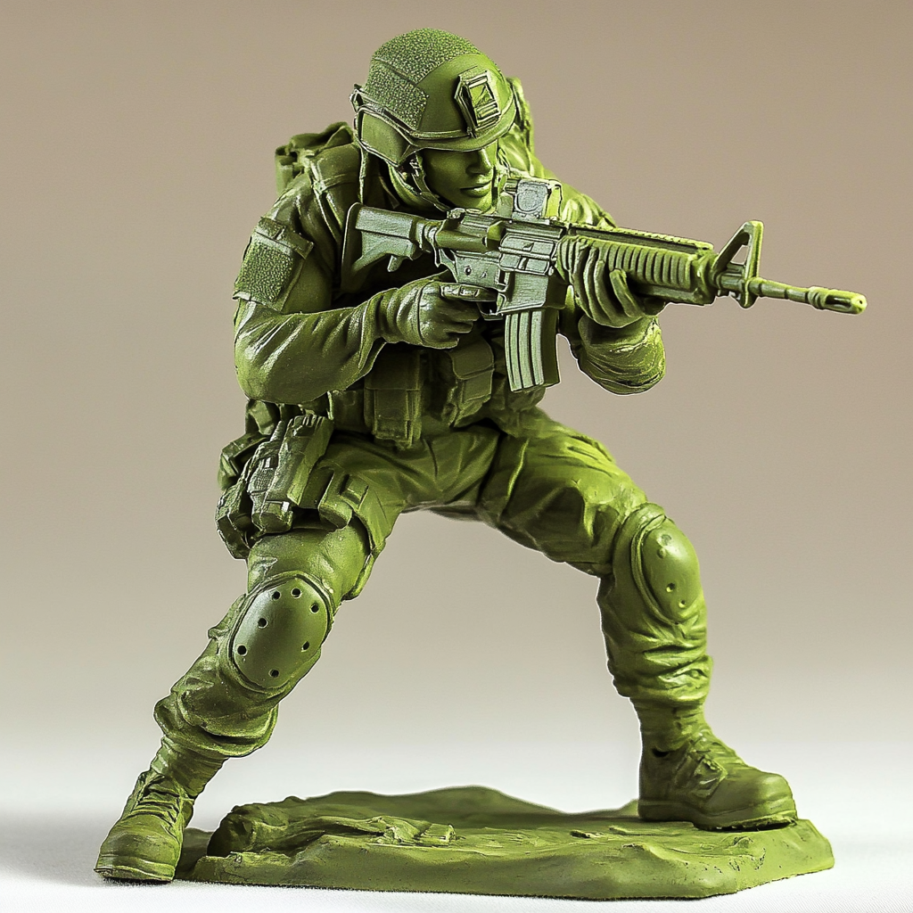 Funny Assault Soldier Figurines
