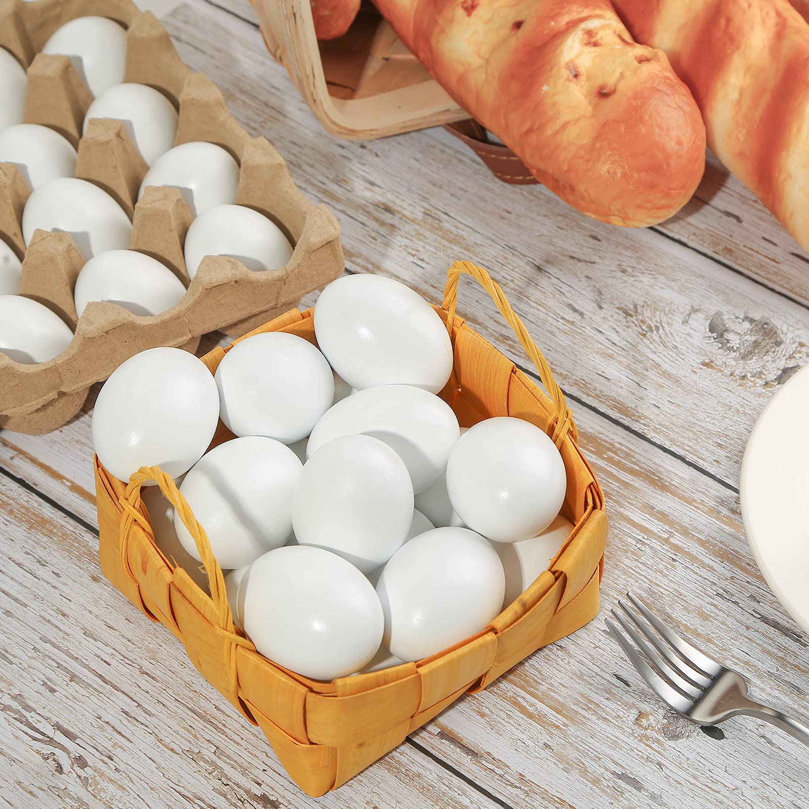 White Wooden Easter Egg -DIY Game for Kids