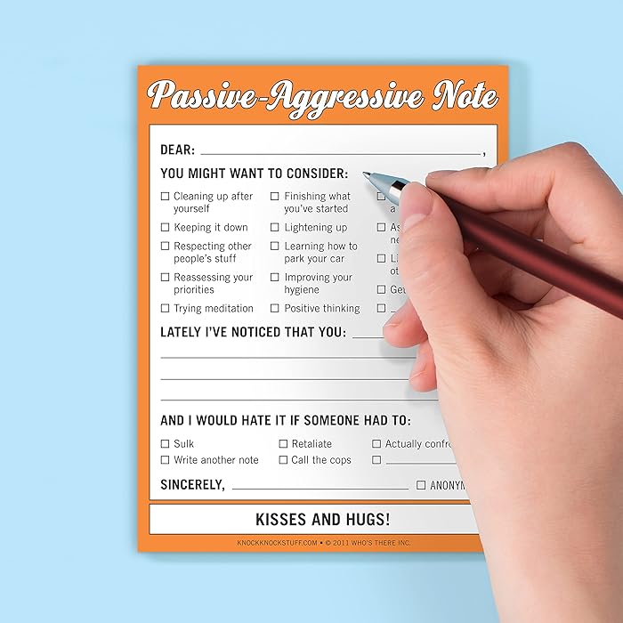  WTF Notes Nifty Note Checklist Memo Pad 