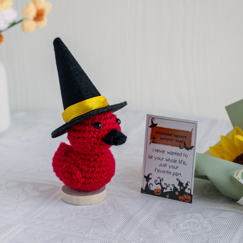 🎃Halloween Pumpkin Head Crochet Doll Ornament