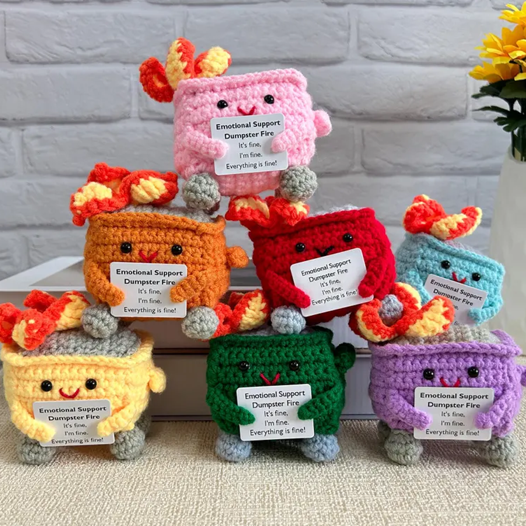💖🎁Crochet Dumpster Fire