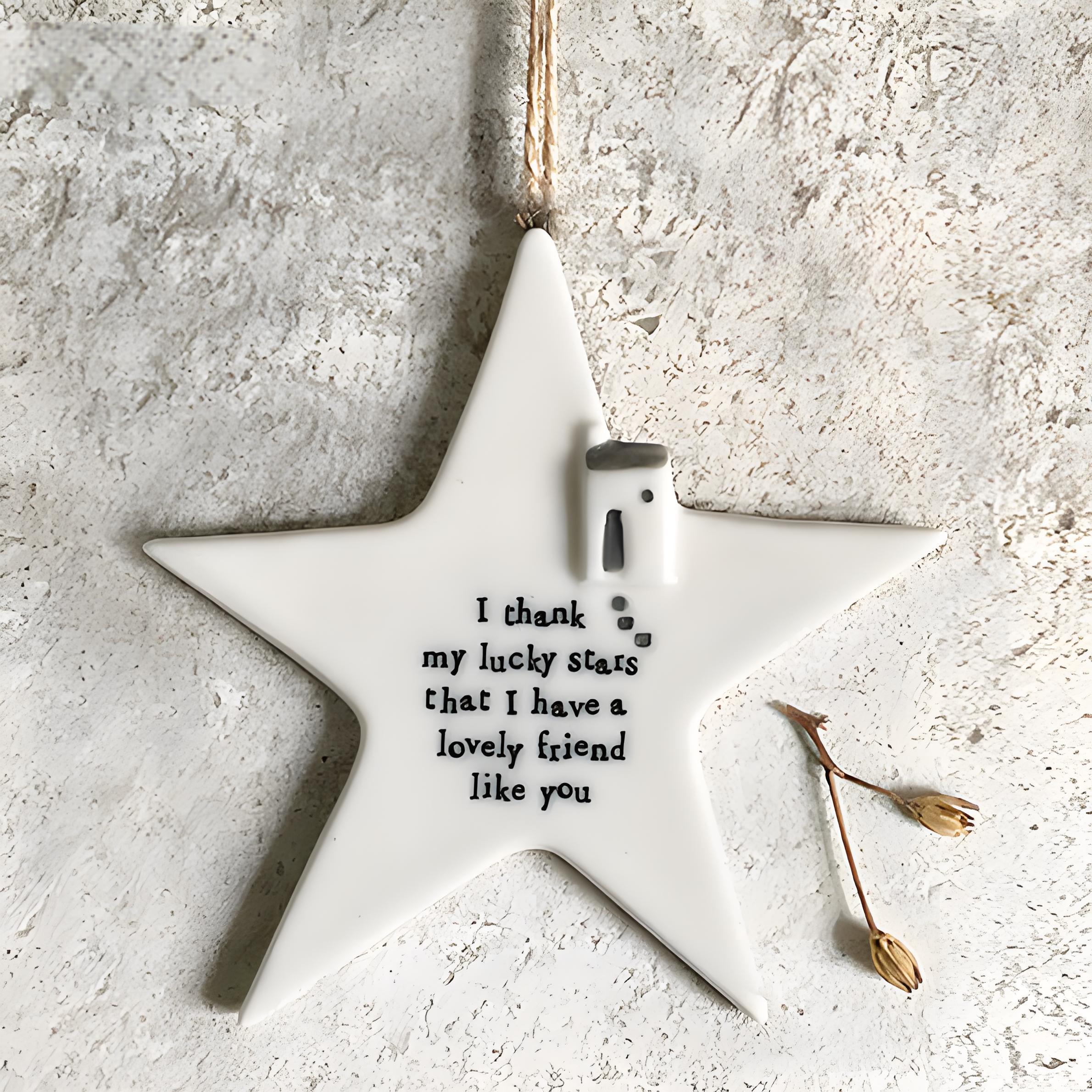 Good Friends Light Up The World House Hanging