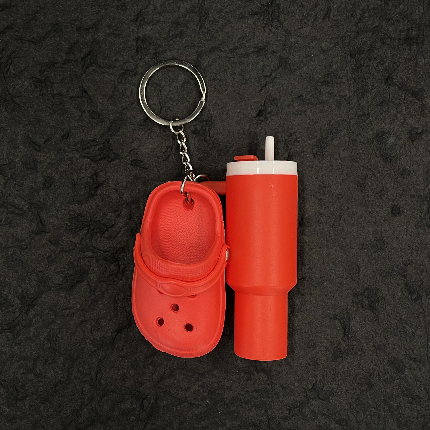 Mini cup + Crocs keychain