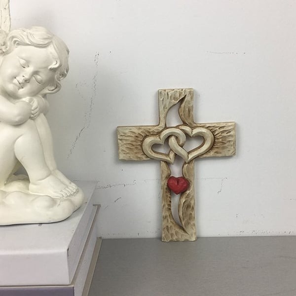 ❤️Cross Intertwined Hearts