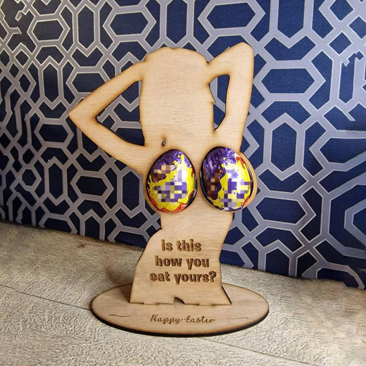 🤣🐰Novelty Easter Willy Egg Holder