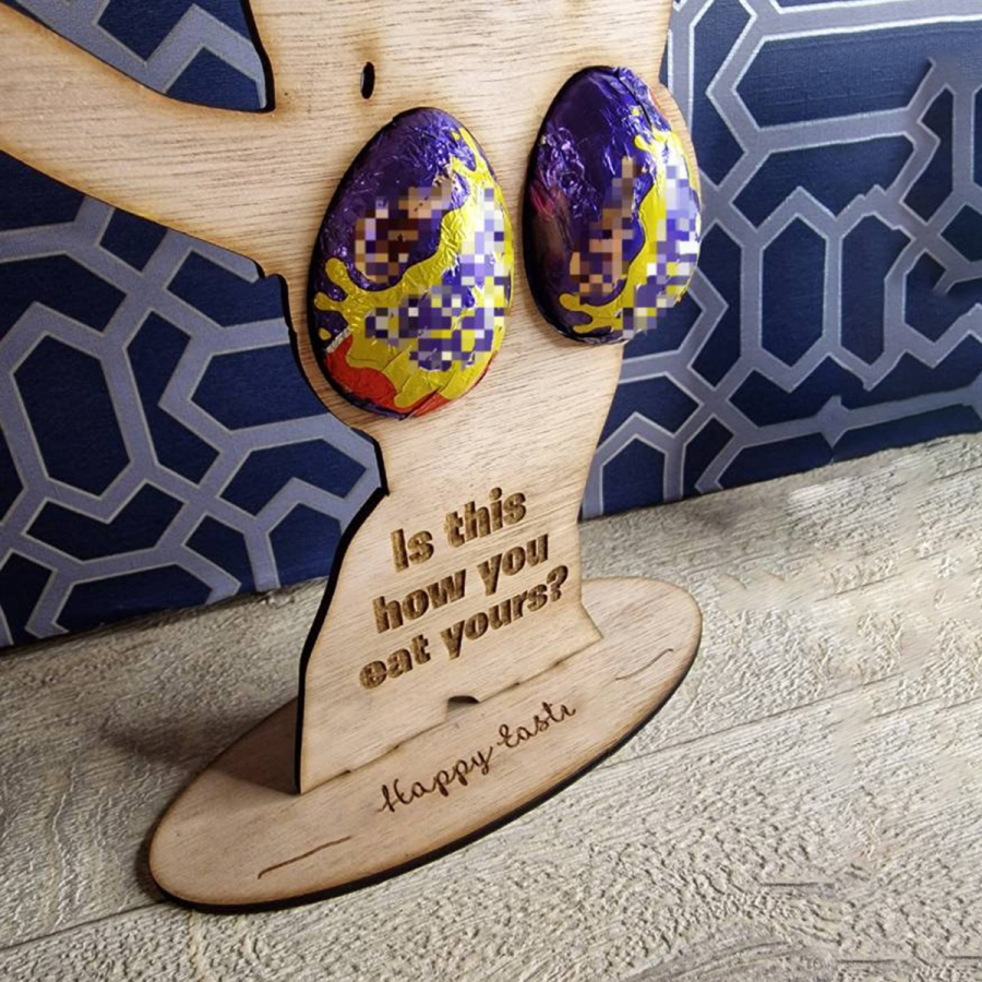 🤣🐰Novelty Easter Willy Egg Holder