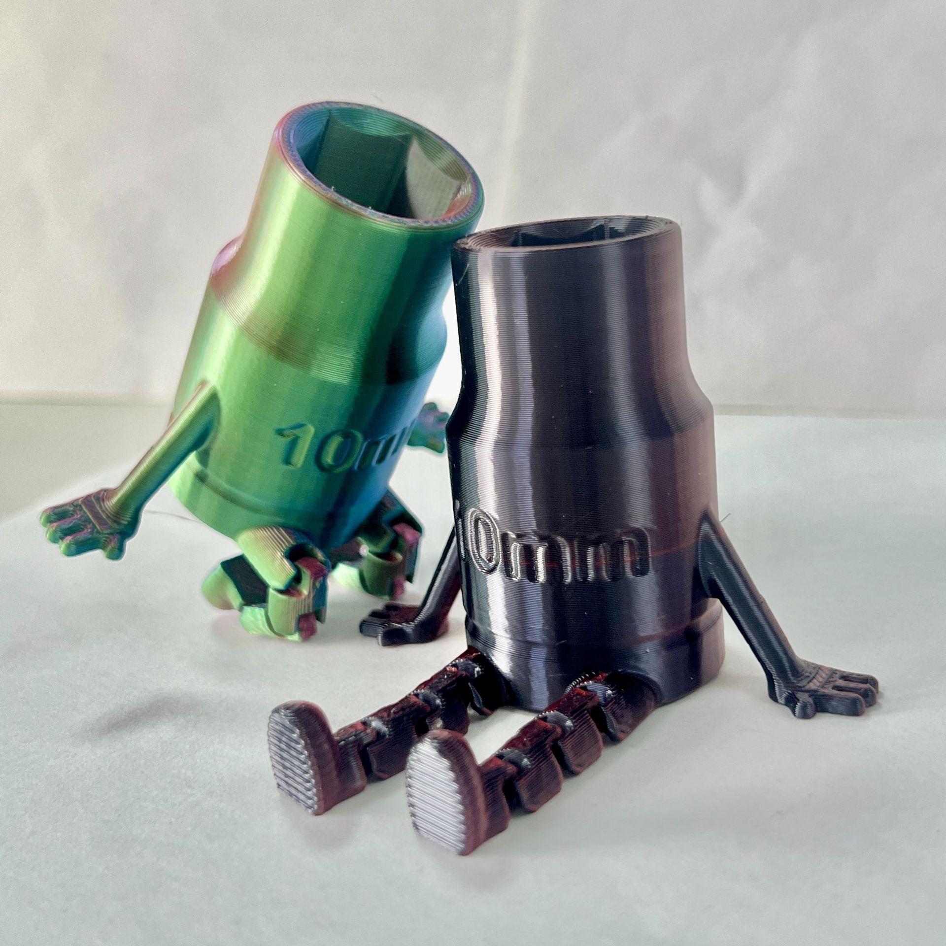 10mm Socket 3D Printed Articulated