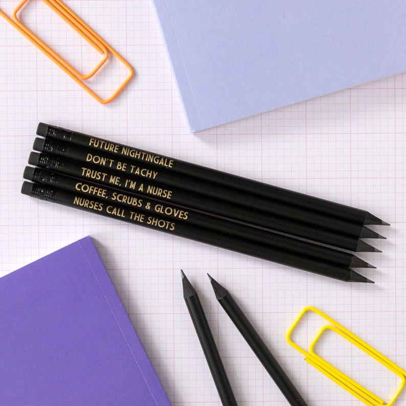 Funny Nurse Pencil Set 