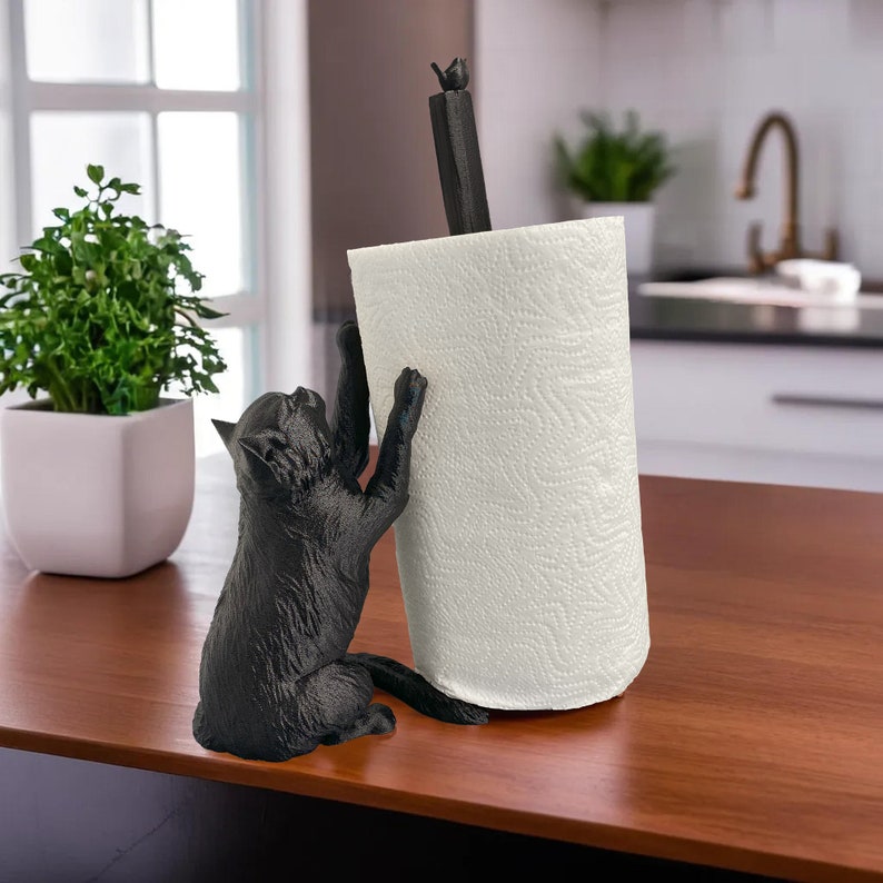 Cat Paper Towel Holder