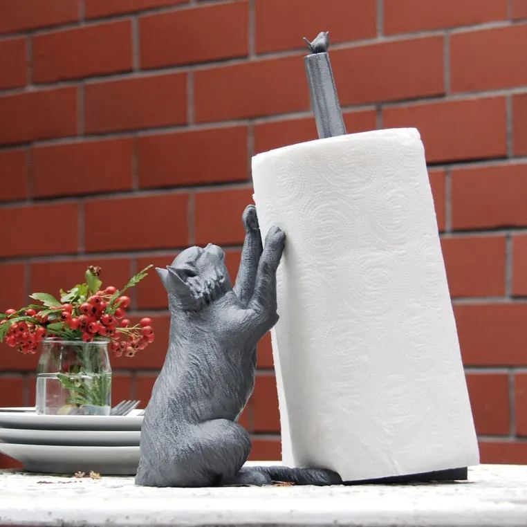 Cat Paper Towel Holder