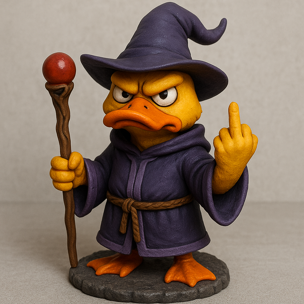 🦆✨ Abra-Ca-DUCK You – The Ultimate Sassy Sorcerer Duck