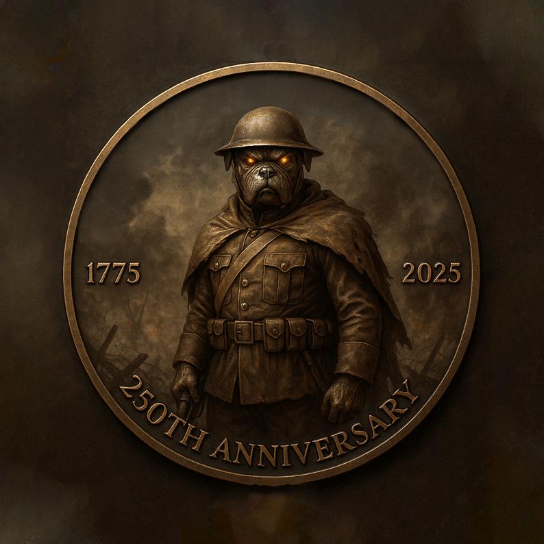 U.S. Marine Corps 250th Anniversary Commemorative Devil Dog Coin