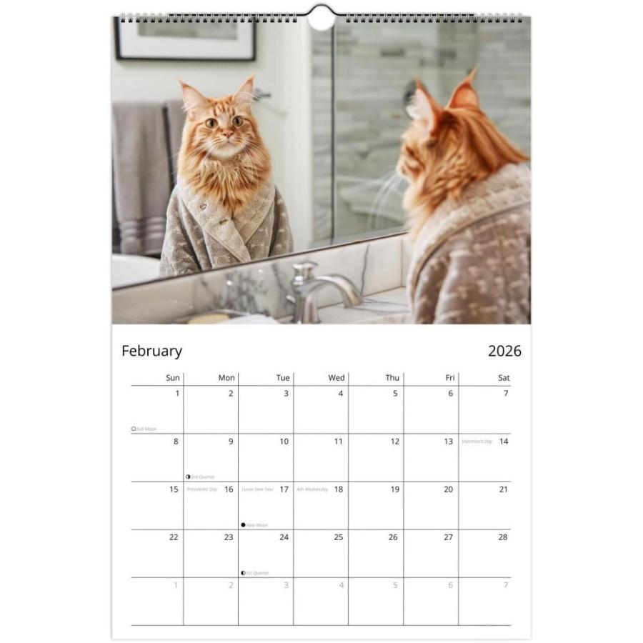 📅2026 Cats Doing Things Calendar