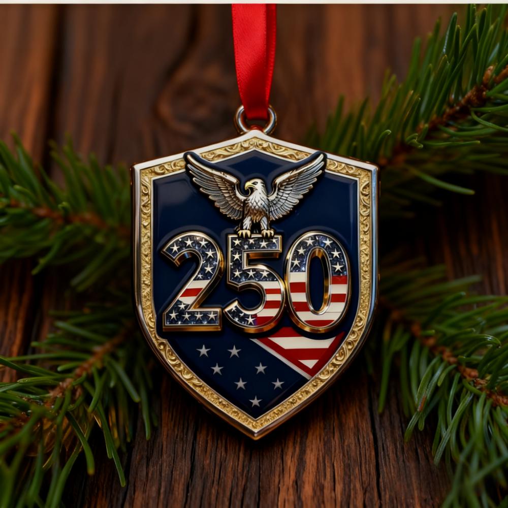 America 250th Anniversary Ornament